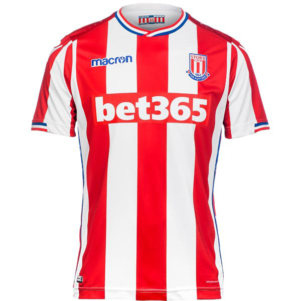 Stoke City 2017/18 Home Soccer Jersey